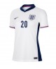 Günstige England Jarrod Bowen #20 Heimtrikot Damen EM 2024 Kurzarm